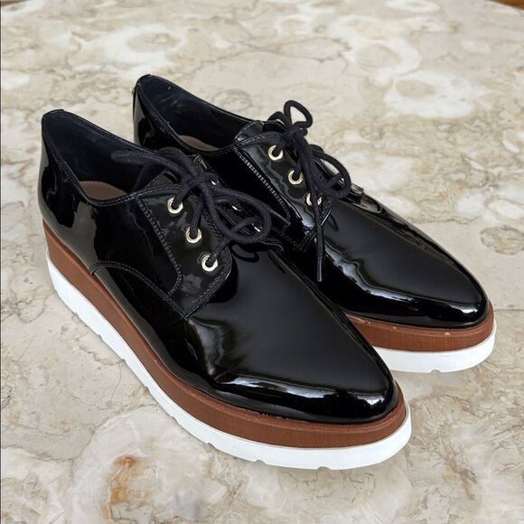 Aldo Shoes - Aldo Sevaedia Wedge Platform Oxfords Chunky Lace-Ups